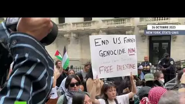 New York : des milliers de personnes dénoncent le « génocide » à Gaza