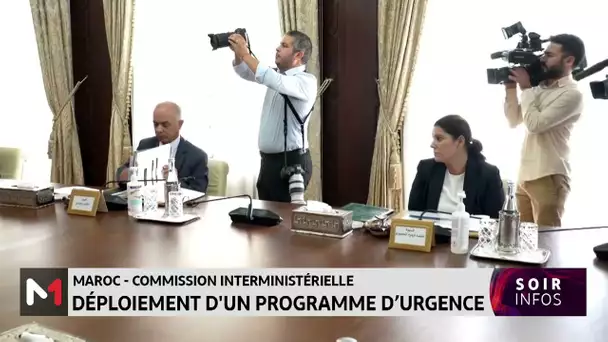 Commission interministérielle : déploiement d´un programme d´urgence