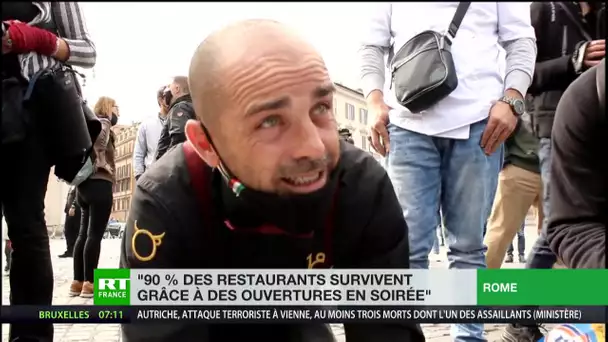 Italie : restaurants et bars doivent fermer leurs portes dès 18h