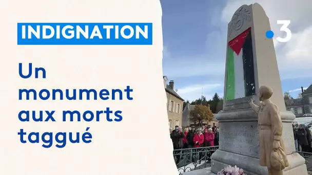 "Palestine libre" : indignation après la découverte de tags sur le monument aux morts