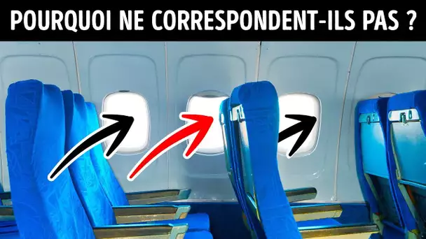 Pourquoi les Sièges et les Fenêtres des Avions ne sont pas Alignés et 31 Faits Rares sur les Vols