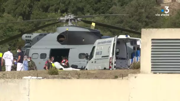 Ocean Viking : un des migrants évacué du navire humanitaire arrive à l'hôpital de Bastia