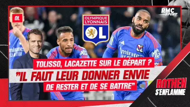 OL : Tolisso, Lacazette sur le départ ? "Il faut leur donner envie de se rester" selon rothen