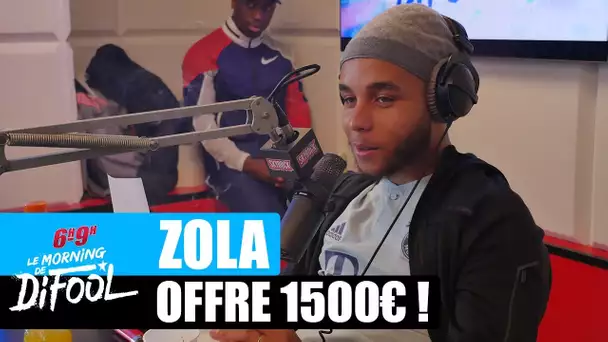 Zola offre 1500€ à un auditeur ! #MorningDeDifool