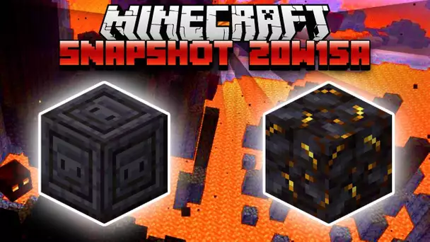 Minecraft Snapshot 20w15a - Nouveau biome volcan, plein de nouveaux blocs !