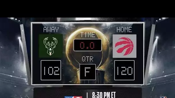 Bucks @ Raptors LIVE Scoreboard - Join the conversation & catch all the action on #NBAonTNT!