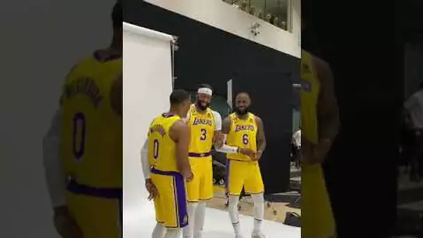 Wonder What's So Funny 😂 #NBAMediaDay | #Shorts