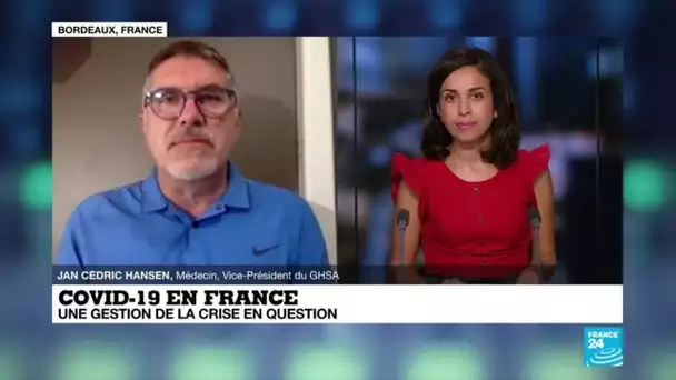 Jan-Cédric Hansen parle de la gestion de la crise sanitaire en France sur France 24