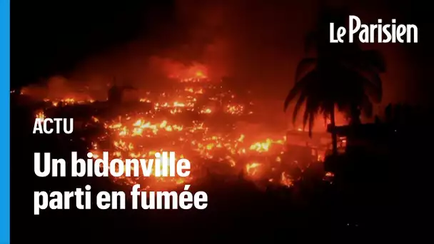 Sierra Leone : un violent incendie ravage un bidonville de Freetown