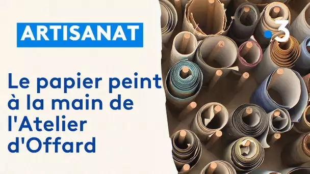 Tours : L'atelier d'Offard, l'art du papier peint à la planche