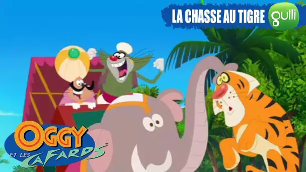 La chasse au tigre ! - Oggy et les Cafards Saison 5 c&#039;est sur Gulli ! #24