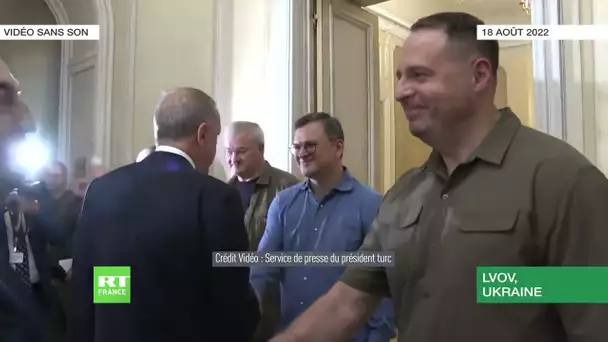 Volodymyr Zelensky et Recep Tayyip Erdogan se rencontrent à Lvov