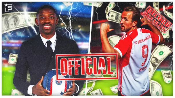 Le PSG S'OFFRE le GROS COUP Dembélé, le Bayern SIGNE Kane pour un MONTANT RECORD | Revue de presse
