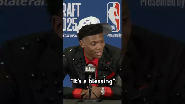 Ace Bailey on being selected by the Utah Jazz