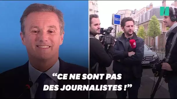"Quotidien" refoulé à la conférence de presse de Nicolas Dupont-Aignan