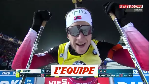 Biathlon - CM (H) - Nove Mesto : Johannes Boe remporte le sprint