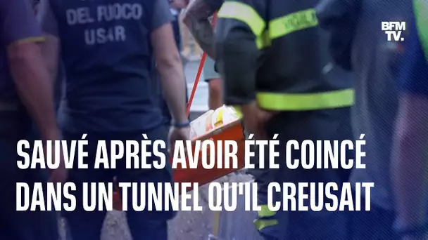 Rome: un voleur présumé sauvé après avoir été enseveli sous les décombres du tunnel qu'il creusait