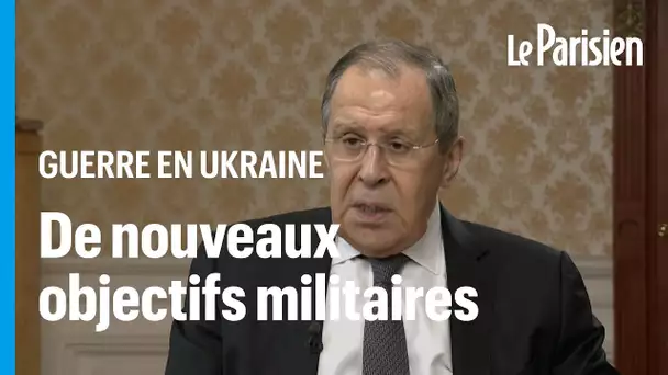 La Russie ne se concentre plus «seulement» sur l'est de l'Ukraine, déclare Sergueï Lavrov