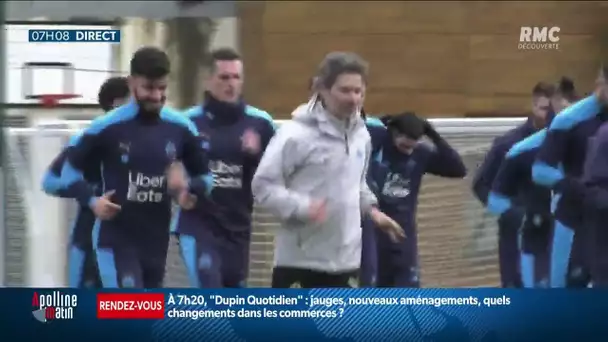 OM: ambiance particulière à l’entrainement après les incidents à la Commanderie