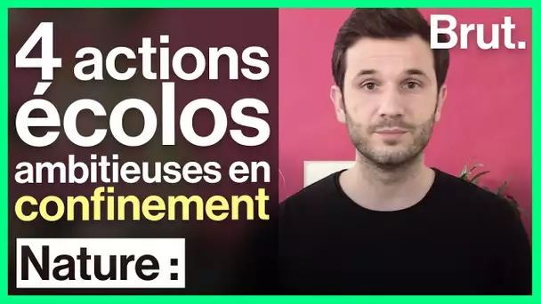 4 actions écolos ambitieuses à faire pendant le confinement