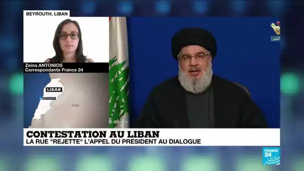 Contestation au Liban : le chef du Hezbollah met en garde contre un risque de guerre civile