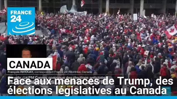 Face aux menaces de Donald Trump, des élections législatives au Canada • FRANCE 24