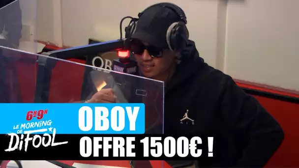 Oboy offre 1500€ à un auditeur ! #MorningDeDifool