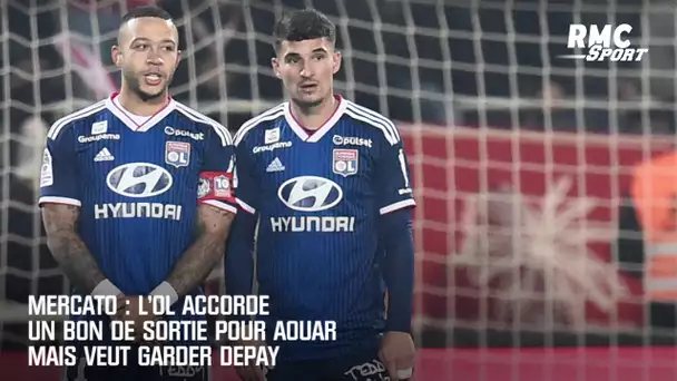 Mercato : L'OL accorde un bon de sortie pour Aouar mais veut garder Depay (qui temporise)