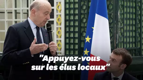 Alain Juppé quitte Bordeaux à l&#039;issue d&#039;un débat avec Macron