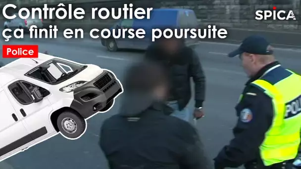 le contrôle routier finit en course poursuite / Paris