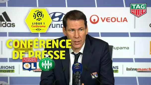 Conférence de presse Olympique Lyonnais - AS Saint-Etienne ( 2-0 )  / 2019-20