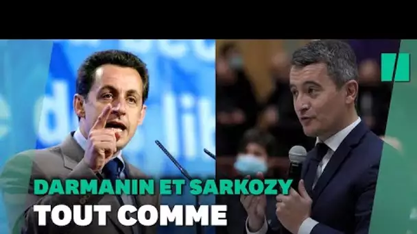 Gérald Darmanin dans les pas de Nicolas Sarkozy