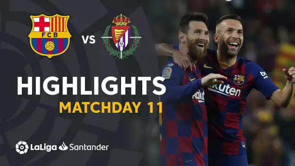 Highlights FC Barcelona vs Real Valladolid (5-1)