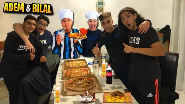 Adem&Bilal NOUS FONT TEST LEUR DINER RAMADAN 🍕🍟  (Exceptionnel 🤩 )