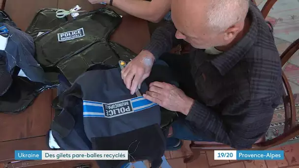 Guerre en Ukraine : un chef d'entreprise reconditionne des gilets pare-balles pour les civils