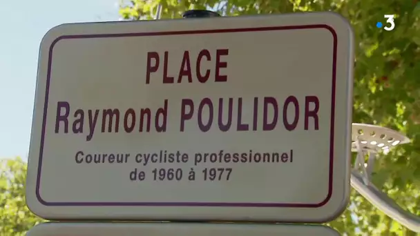 Inauguration de la "Place Raymond Poulidor" à Chauvigny