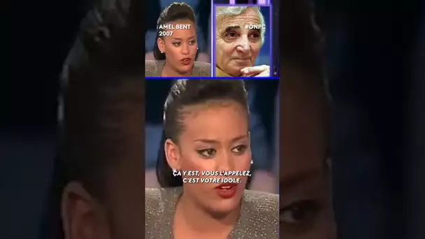 Amel Bent évoque son idole Charles Aznavour