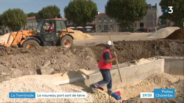 Charente-Maritime : le futur port de plaisance de La Tremblade commence à prendre forme