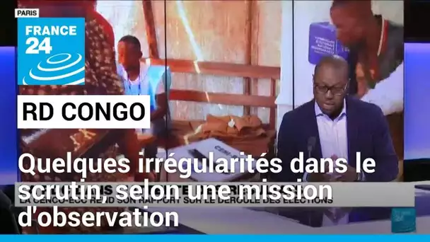 RD Congo : certaines irrégularités dans le scrutin une mission d'observation des églises