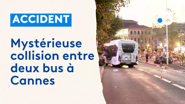 A Cannes, un impressionnant accident de bus en plein centre-ville fait 32 blessés légers