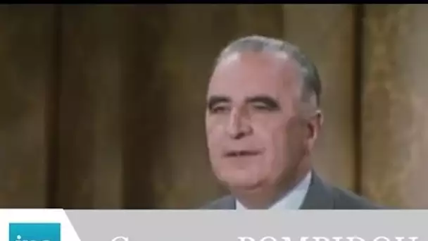 Georges Pompidou "la réforme des régions en 1970" - Archive vidéo INA
