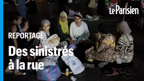 Séisme au Maroc : des rescapés dorment à même le sol sur la place Jemaa el-Fna à Marrakech