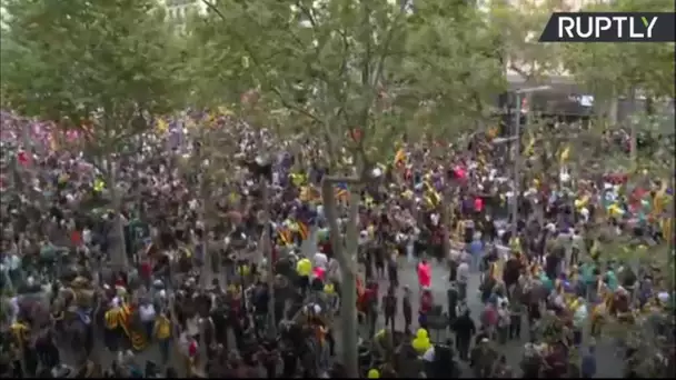 Grève générale à Barcelone