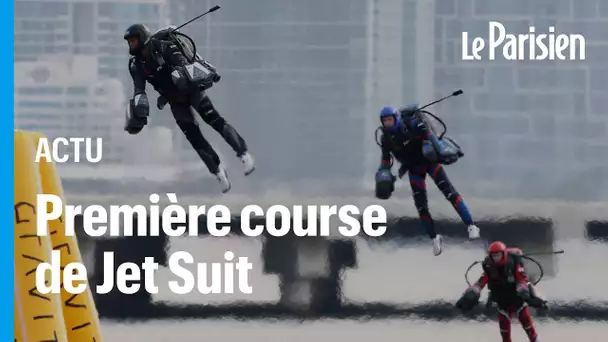 Huit hommes volants s’affrontent lors d’une course de Jet Suit à Dubaï