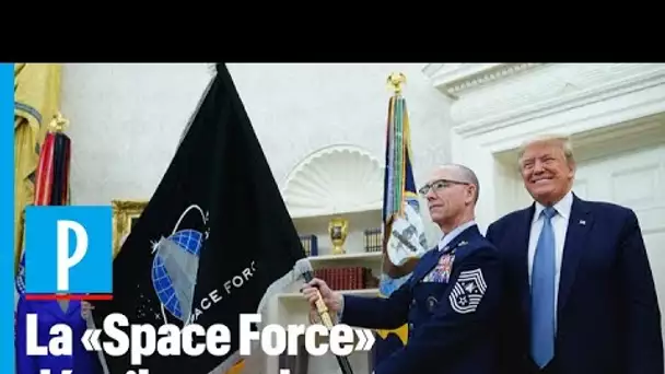 Donald Trump dévoile le drapeau de la «force de l'Espace» des Etats-unis