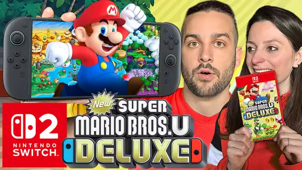 NEW SUPER MARIO BROS U DELUXE sur NINTENDO SWITCH 2 ! ( Mise a jour gratuite )