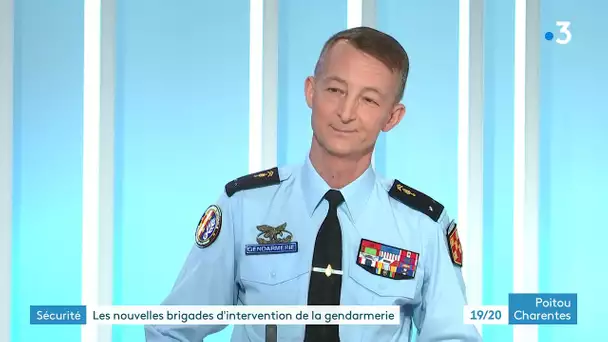Général Sylvain Duret, commandant le groupement de la gendarmerie de la Vienne