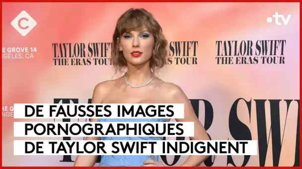 De fausses images de Taylor Swift provoquent l’indignation - Le 5/5 - C à Vous - 29/01/2024