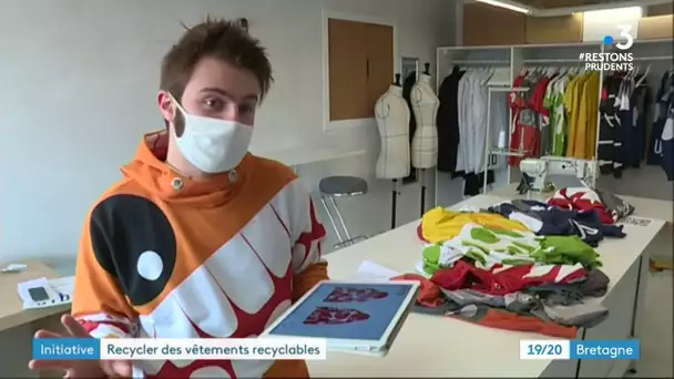 Saint-Evarzec : il crée des sweats 100 % recyclés et recyclables, colorés et non genrés