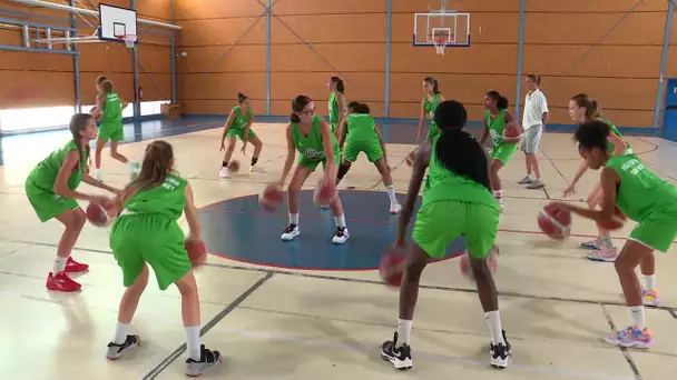 Basket-ball, le pôle espoir féminin à Aix-en-Provence